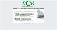 Desktop Screenshot of bcr.com.pl